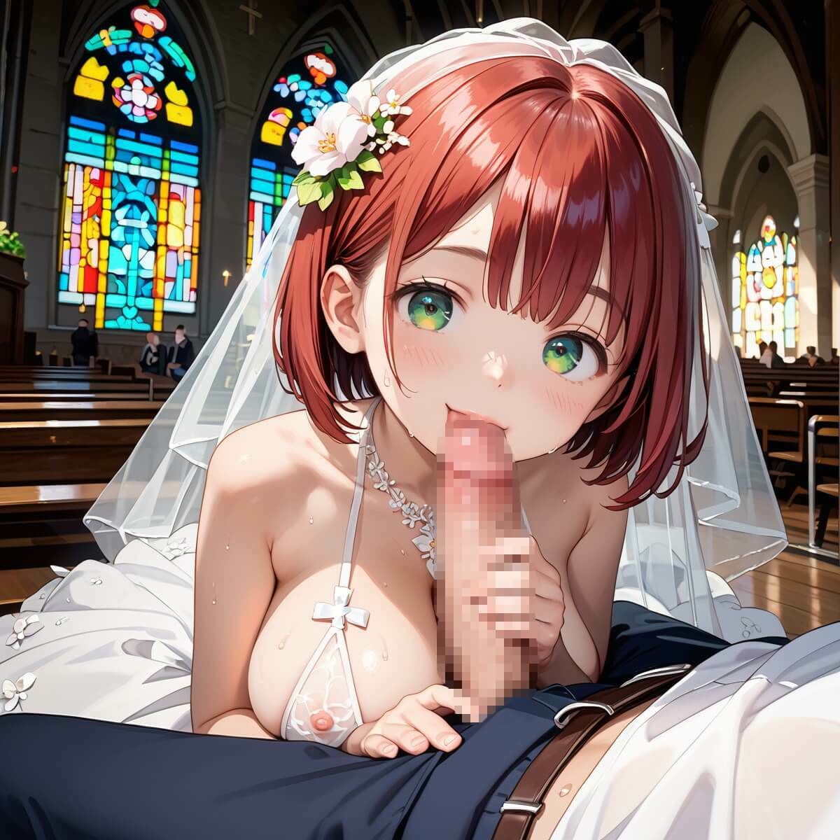 サンプル画像3:寝取られた美しき花嫁〜式当日に骨抜きに〜5【厳選CG230枚収録】(女神プロダクション) [d_491675]