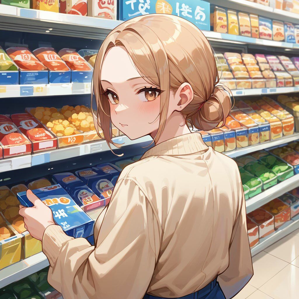 サンプル画像1:万引き少女全裸贖罪(ティッシュのご用意を) [d_491691]