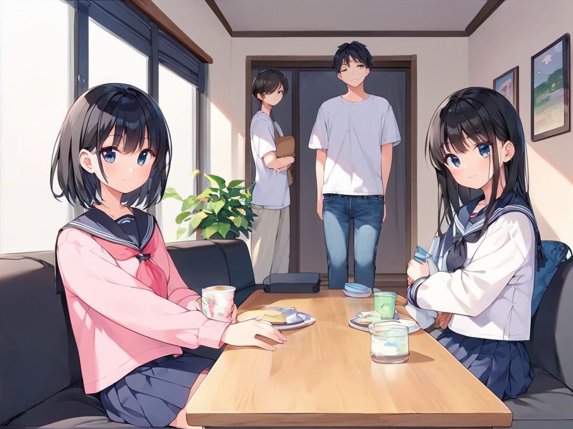 サンプル画像1:両親が不在中に、可愛い妹を性指導してあげた(抜けるAK出版) [d_491708]