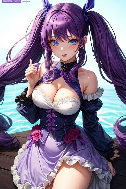 サンプル画像1:【AI美女:下着 ヌード ビキニ イラスト集1】AI Beauty: naked sexy women posters anime(Creator of AI Beauty) [d_491766]