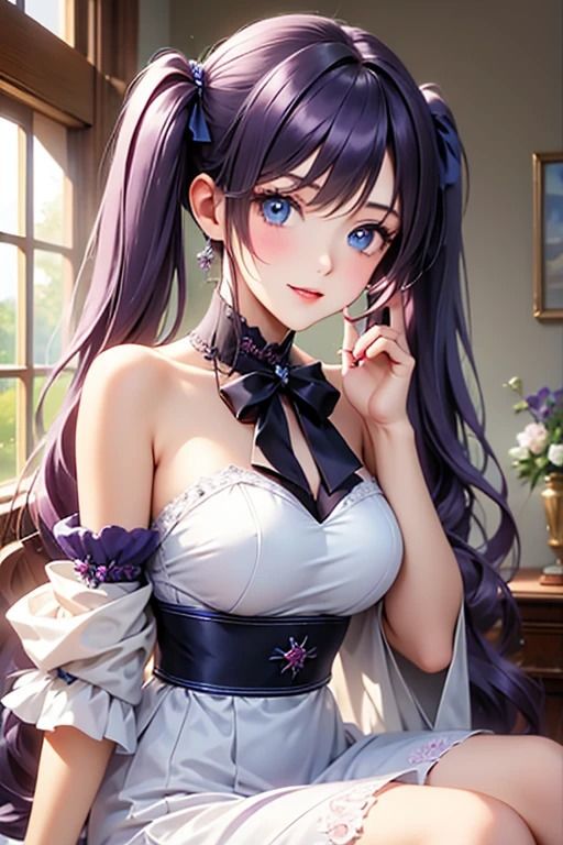 サンプル画像6:【AI美女:下着 ヌード ビキニ イラスト集1】AI Beauty: naked sexy women posters anime(Creator of AI Beauty) [d_491766]