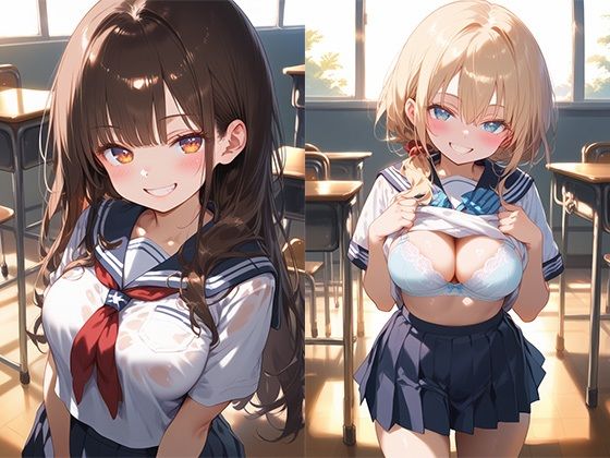 サンプル画像2:巨乳メス〇キJKをわからせたい！(ふわとろ亭) [d_491777]