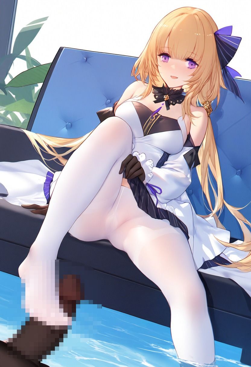 サンプル画像4:白パンスト舐め舐め(潮吹きジョニー) [d_491816]