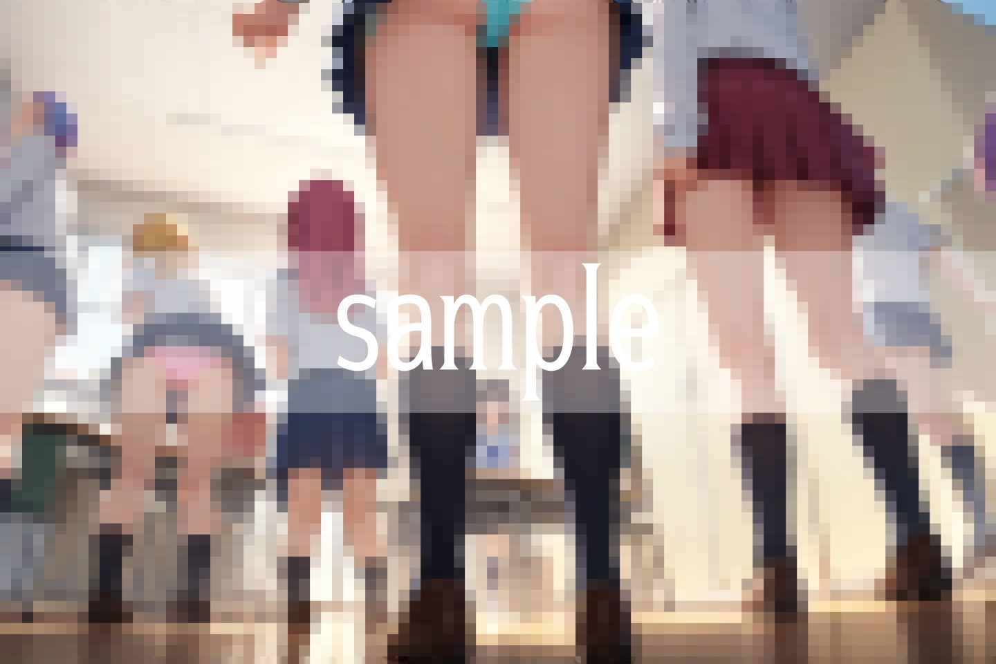 サンプル画像3:床に転生して俺は色んなパンツが見たい…(妄想-LABO) [d_491888]