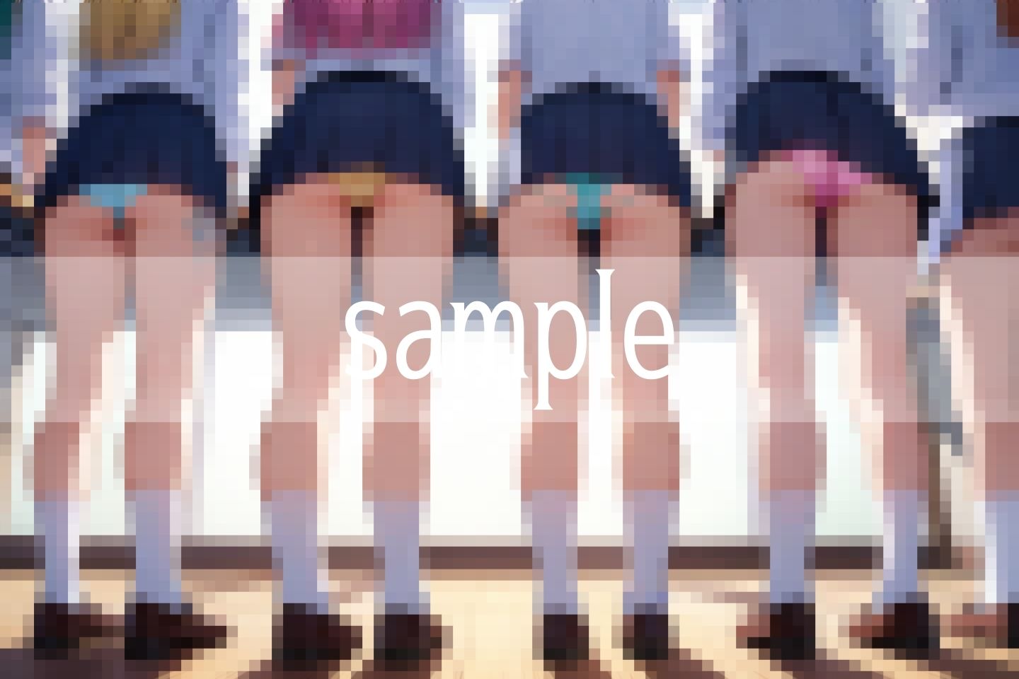 サンプル画像5:床に転生して俺は色んなパンツが見たい…(妄想-LABO) [d_491888]