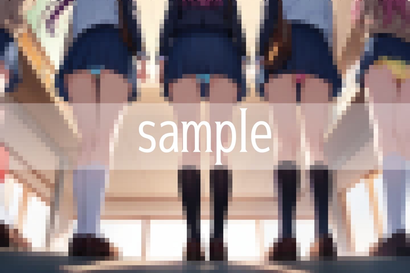 サンプル画像6:床に転生して俺は色んなパンツが見たい…(妄想-LABO) [d_491888]