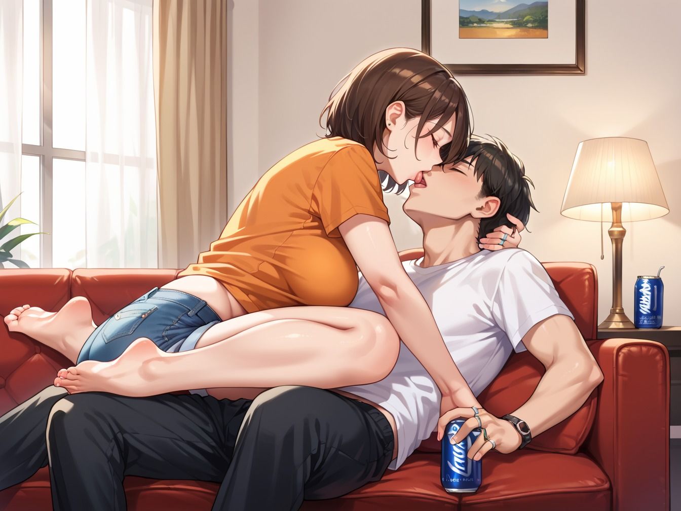 サンプル画像3:彼女の姉がエロすぎるので 甘あまセックスしちゃいました(妄想マカロン) [d_491913]