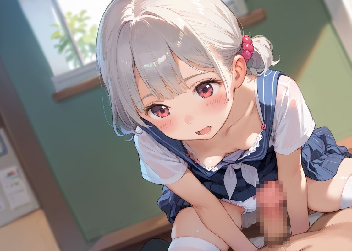 サンプル画像2:派手髪の美少女にせめられる(けいちゃみ) [d_491966]