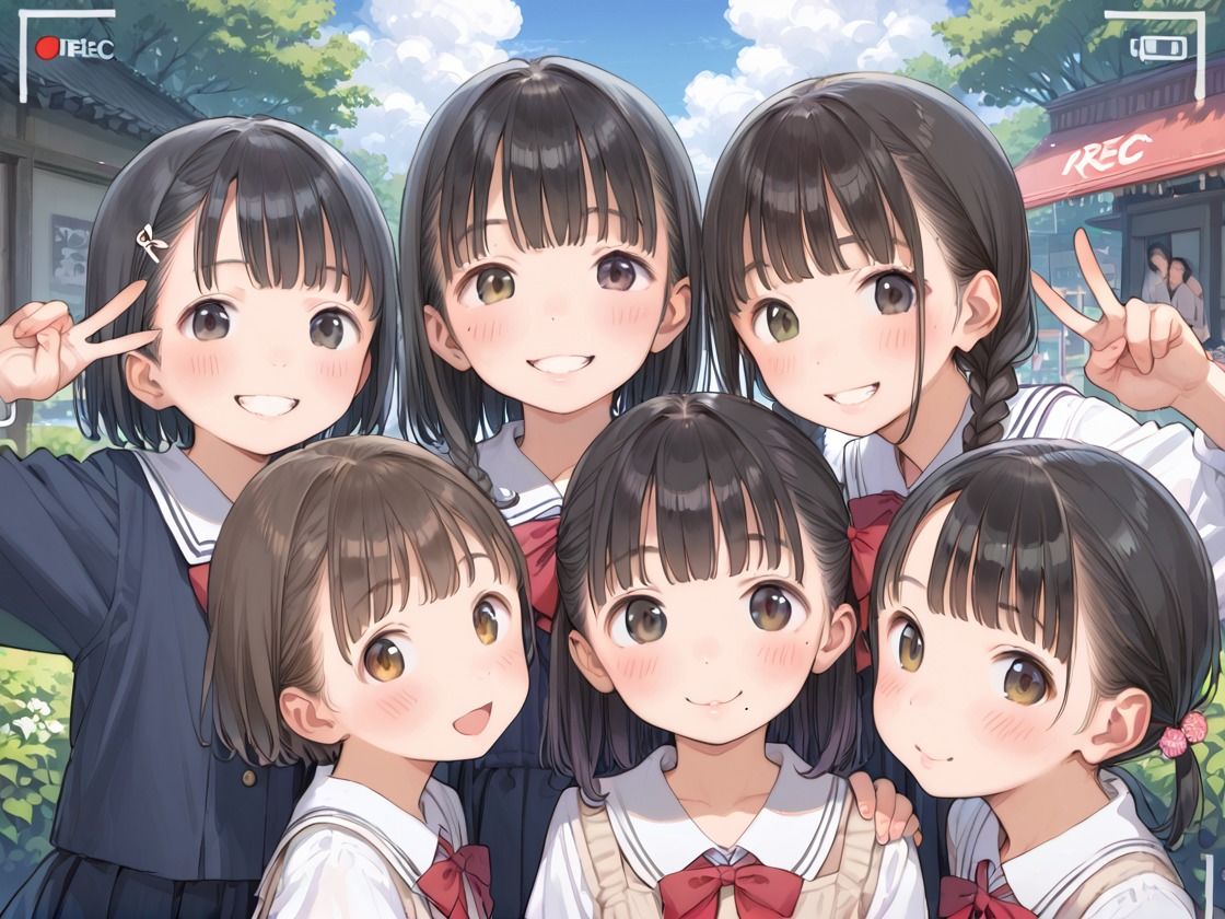 サンプル画像5:ロリっ子女子校生 百合乱交(えろりす) [d_492038]