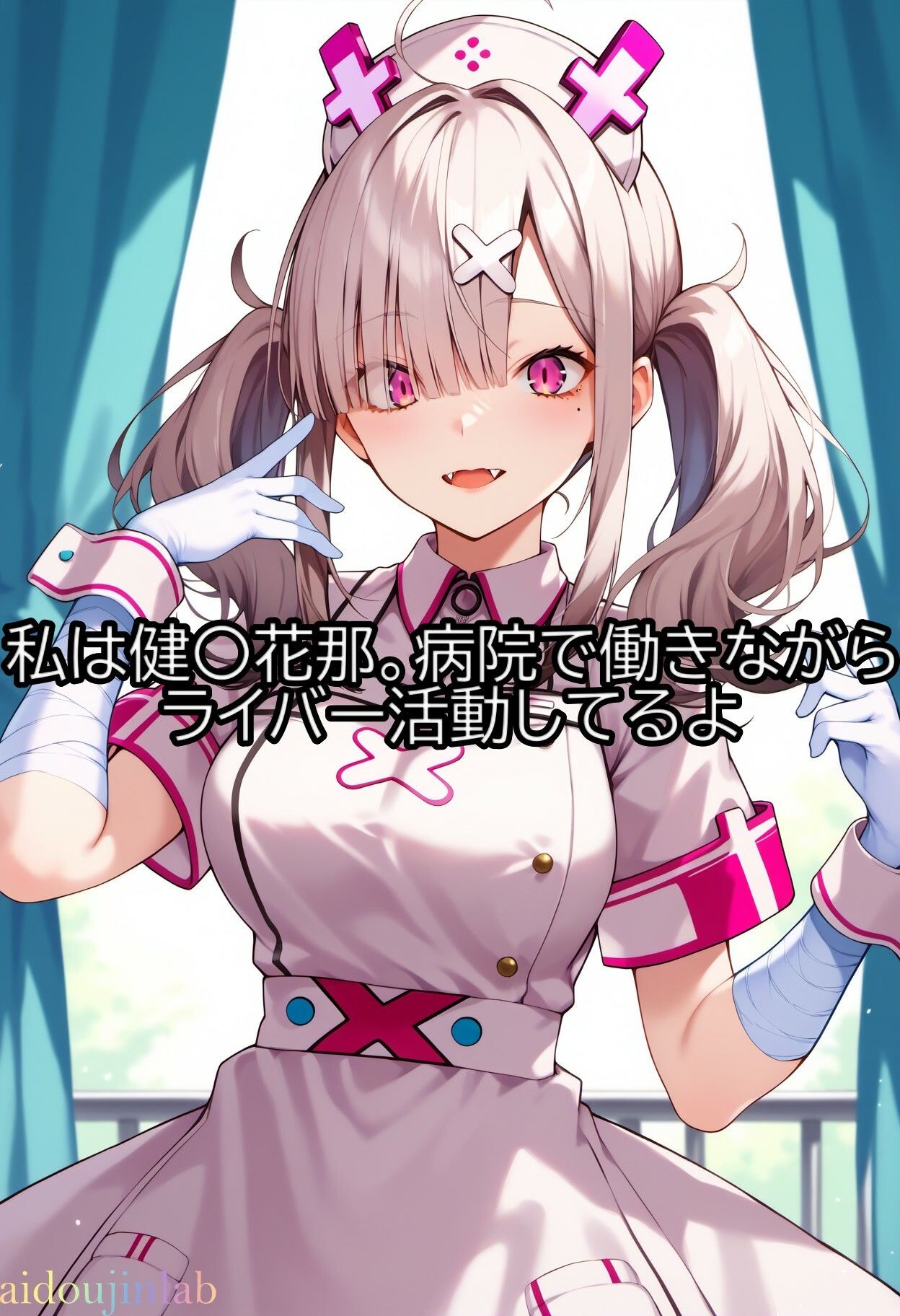 サンプル画像1:に〇さんじ  健〇花那  今日も患者のために頑張ります…(AI同人Lab) [d_492094]