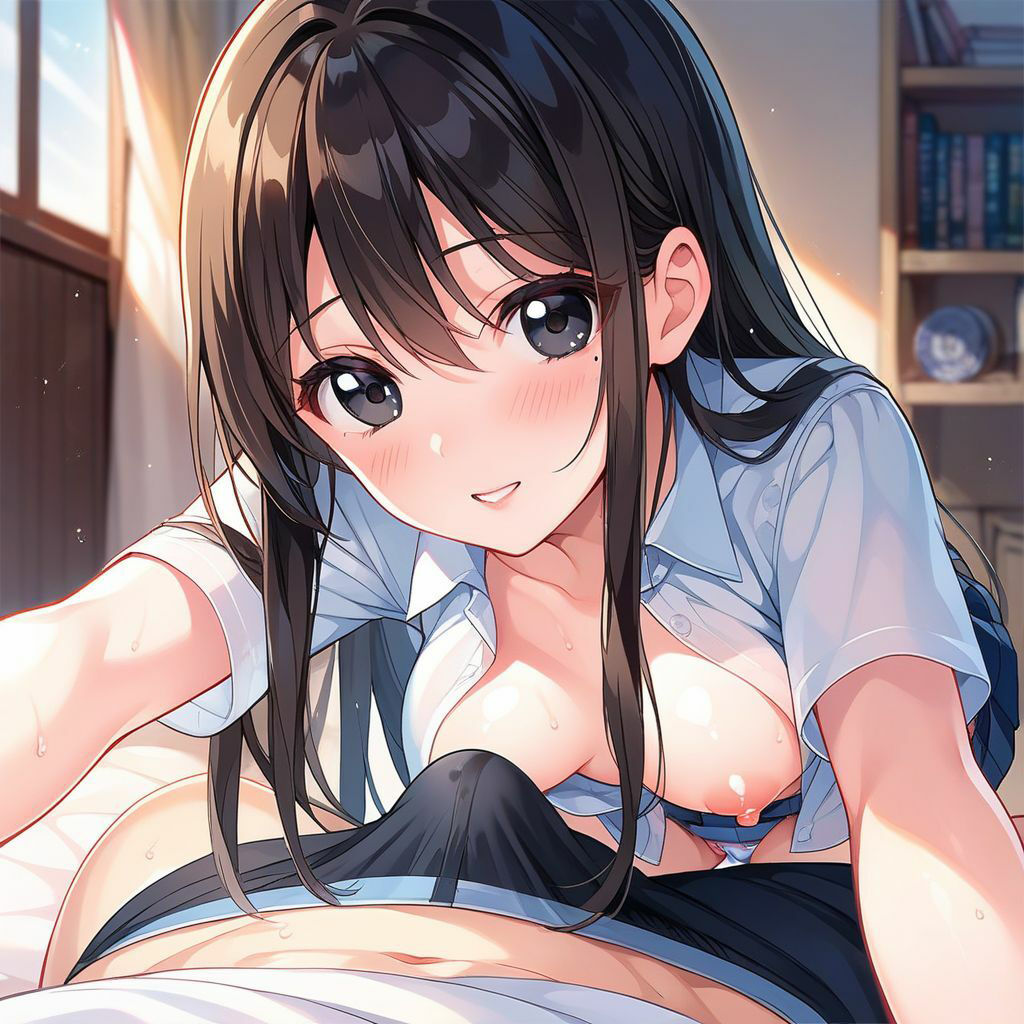 サンプル画像1:クラスの優等生が実はヤリマンでした(ユニットユーザー) [d_492104]