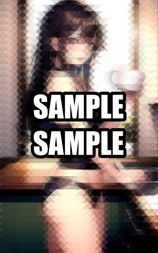 サンプル画像5:朝の目覚めにコーヒーはいかが？(ろんろん) [d_492146]