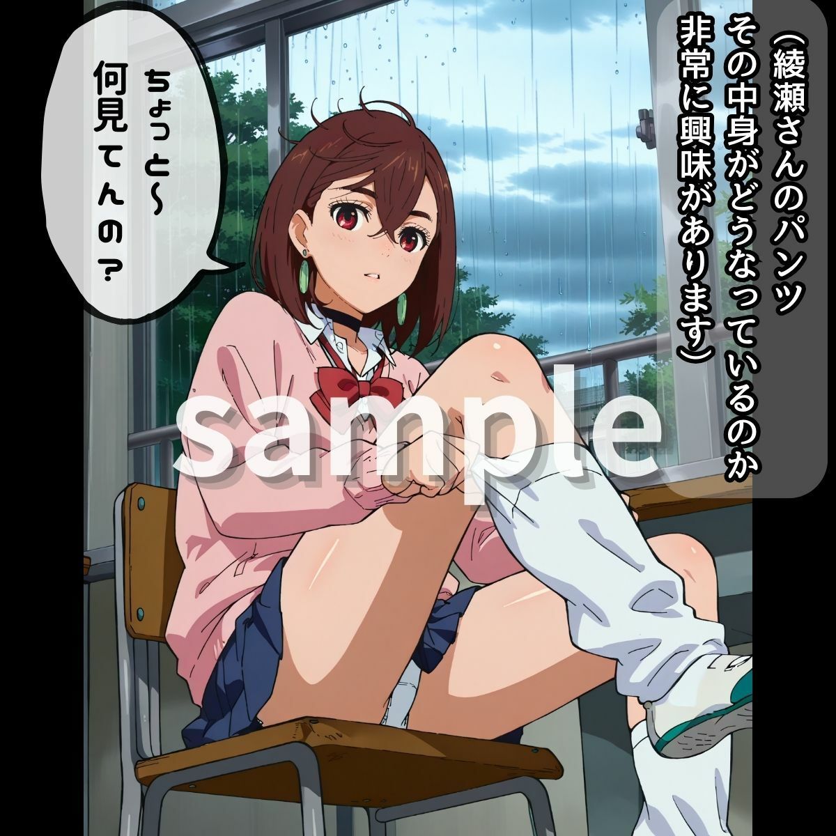 サンプル画像1:綾瀬さんのルーズソックスで足コキされたい(のこ（noko）) [d_492148]