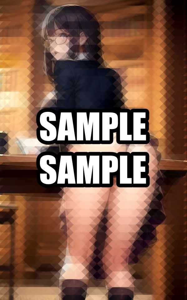 サンプル画像2:チラ見えしちゃう知的美女(ろんろん) [d_492155]