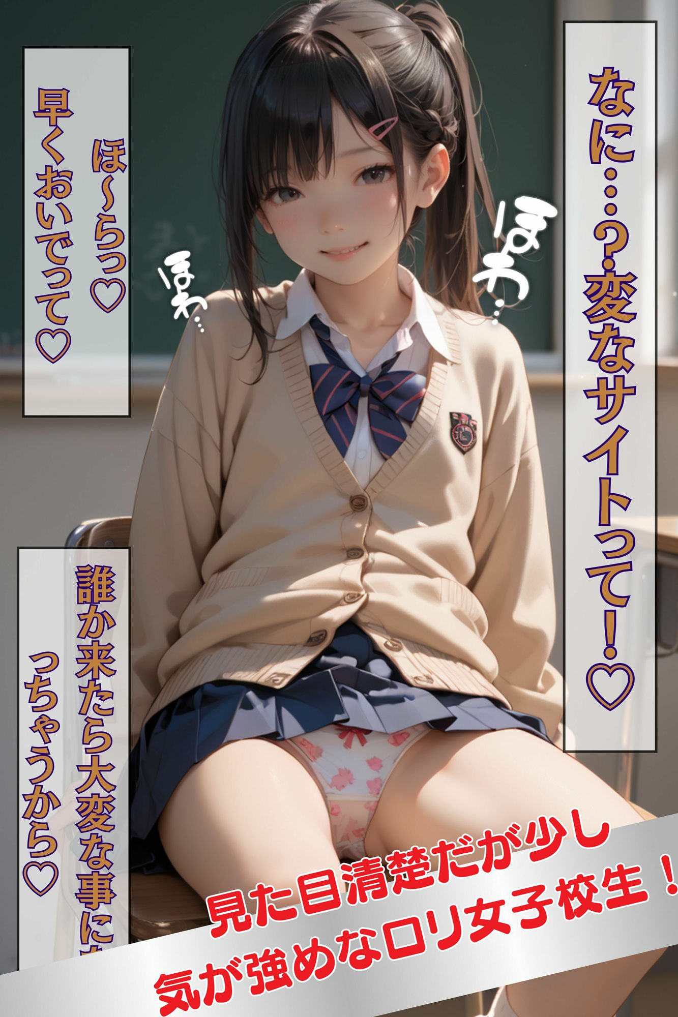 サンプル画像2:可愛いと噂の女子校生2人が催○アプリで教師に犯●れる！(オーガニック) [d_492197]