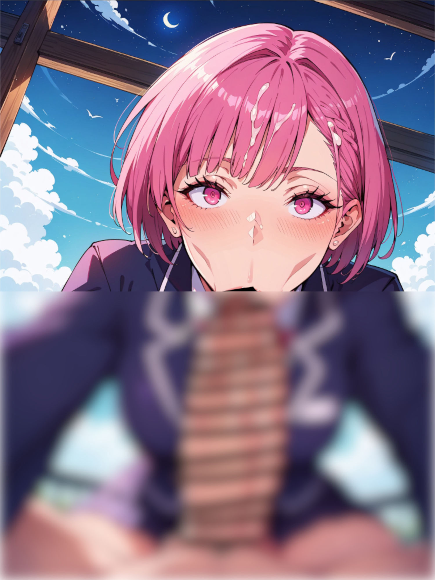 サンプル画像5:体の発達が著しい女子校生_ピンク髪Ver._無限シリーズ(ダロエロロ) [d_492287]