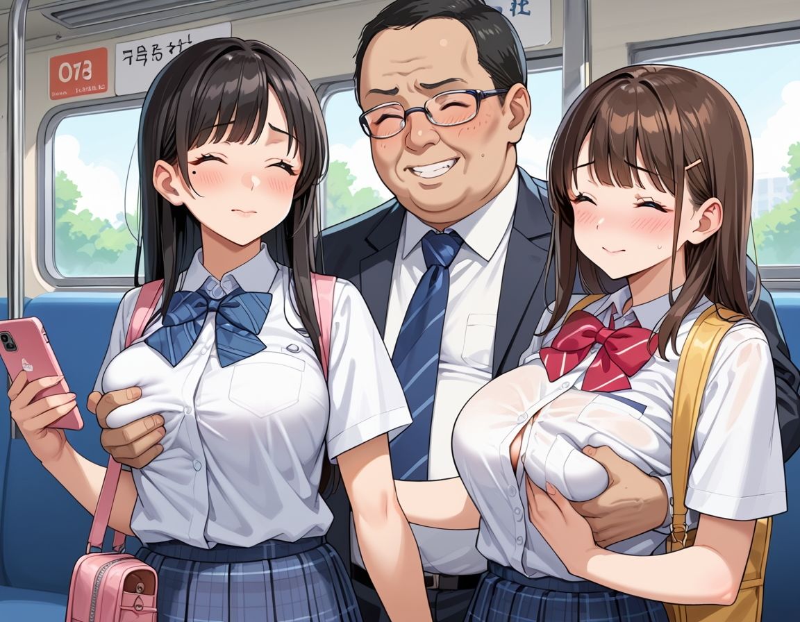 サンプル画像3:女子校生にぱこぱこ中出し 肉欲急行(ひつじ雲) [d_492295]