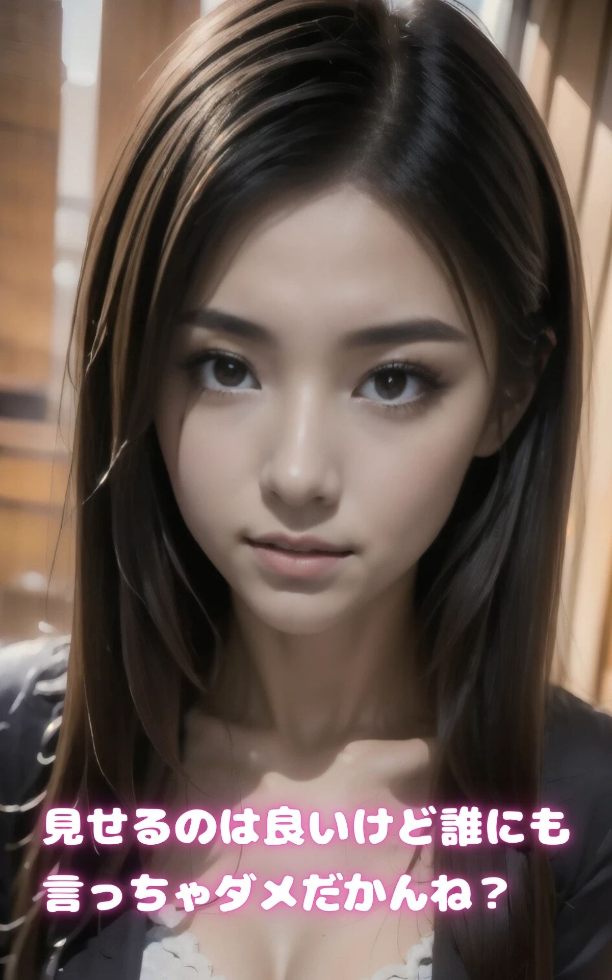 サンプル画像1:自撮りJKのオナラ(自然な空気) [d_492318]