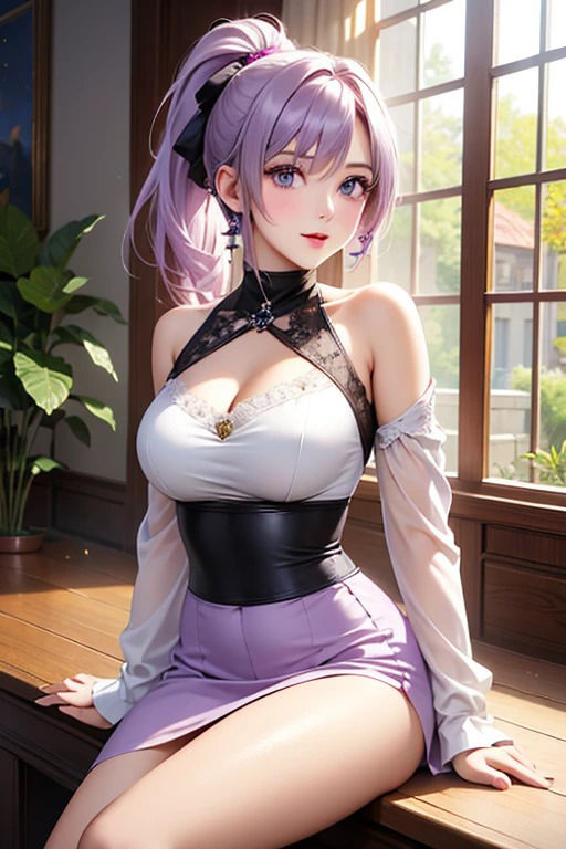 サンプル画像5:【AI美女: イラスト集8】AI Beauty: naked sexy women posters anime(Creator of AI Beauty) [d_492358]