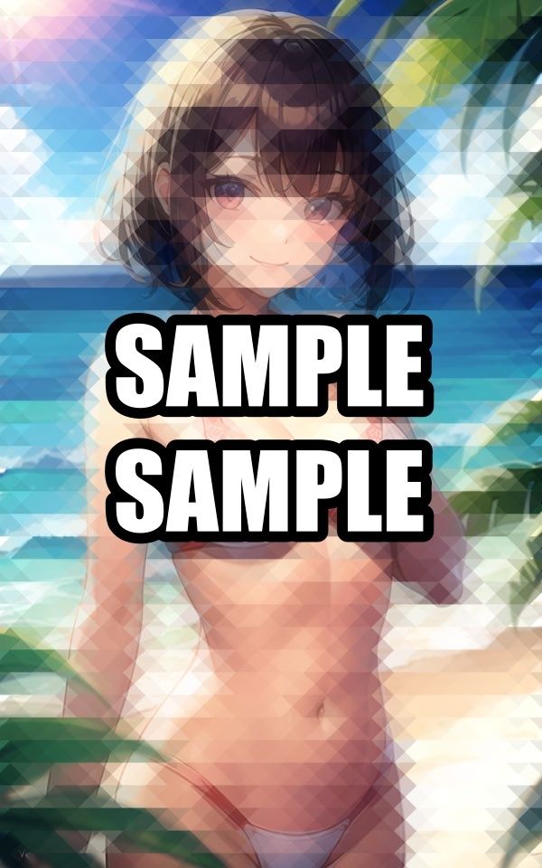 サンプル画像1:開放的なトロピカル美女(さささ) [d_492523]