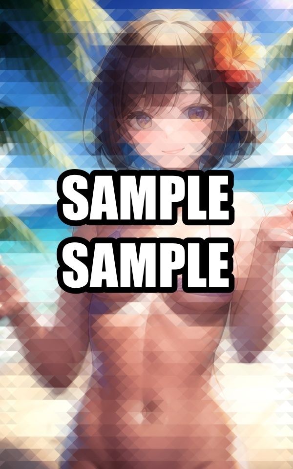 サンプル画像4:開放的なトロピカル美女(さささ) [d_492523]