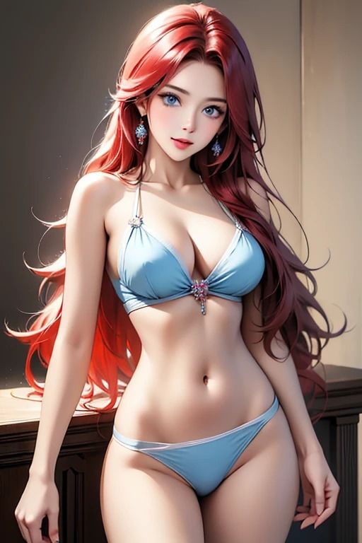 サンプル画像1:【AI美女:イラスト集20】AI Beauty: naked sexy women posters anime(Creator of AI Beauty) [d_492568]