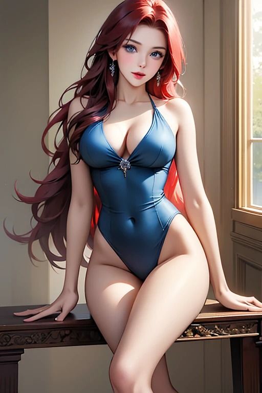 サンプル画像4:【AI美女:イラスト集20】AI Beauty: naked sexy women posters anime(Creator of AI Beauty) [d_492568]