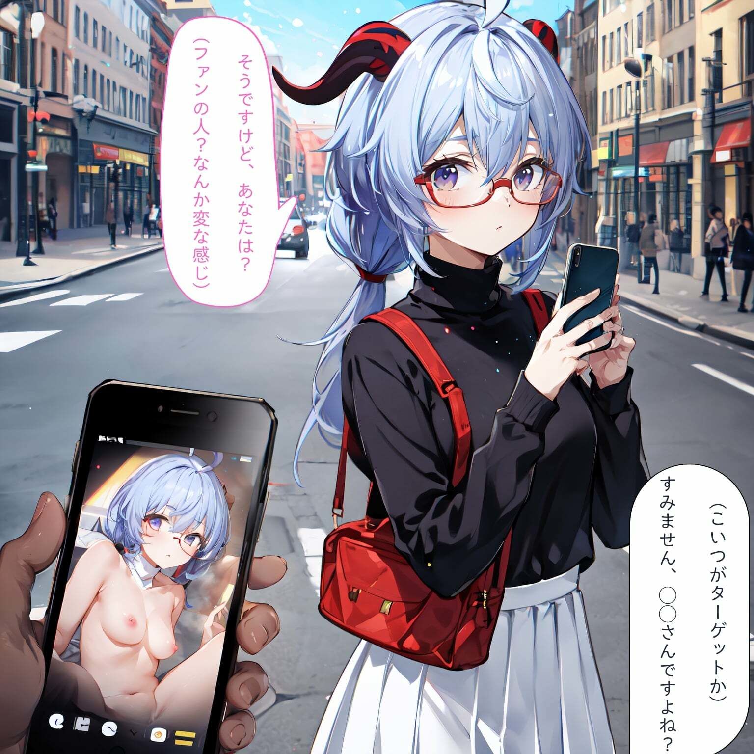 サンプル画像4:裏垢コスプレイヤー監禁絶頂調教（原◯）(Lowisの画廊) [d_492629]