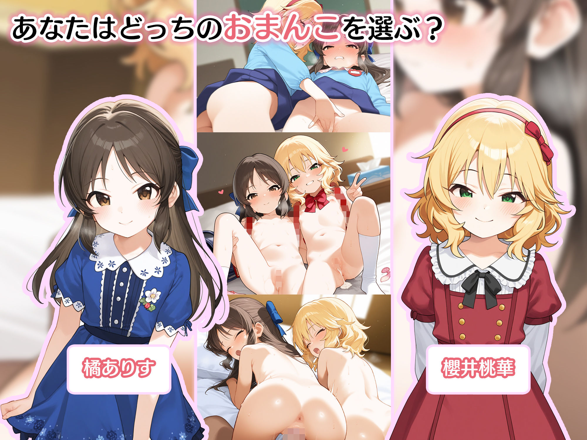 サンプル画像3:とろふわオマンコ食べ比べ♪種付け孕ませ性活 橘ありす＆桜井桃華(Bergamot) [d_492708]