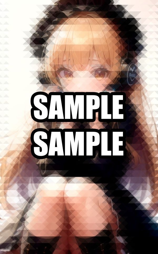 サンプル画像4:音楽を聴いているお嬢様(あらたると) [d_492753]