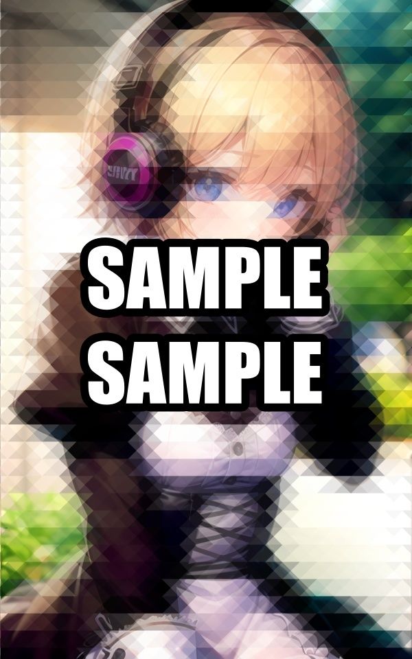 サンプル画像5:音楽を聴いているお嬢様(あらたると) [d_492753]