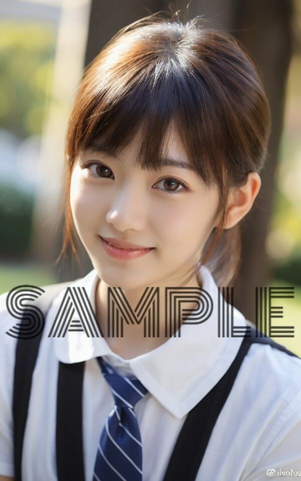 サンプル画像2:アイドル級美少女図鑑 VER，1(AI for men) [d_492849]