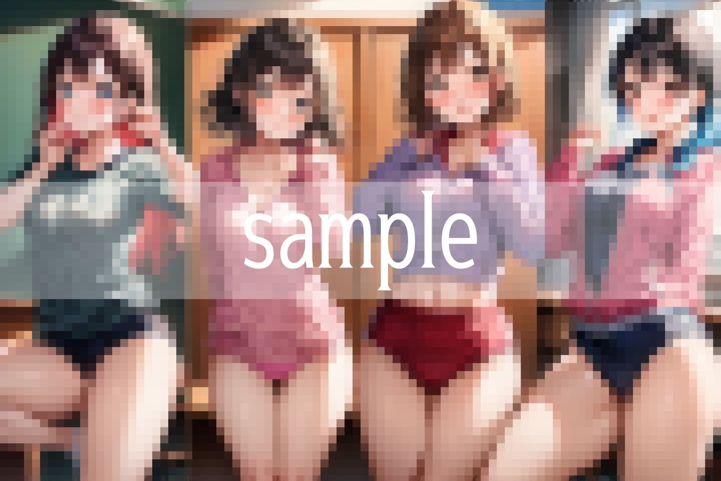 サンプル画像3:巨乳で元気いっぱい…誘惑性徒(妄想-LABO) [d_492856]