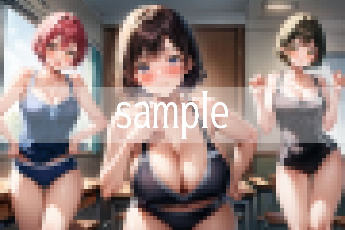 サンプル画像4:巨乳で元気いっぱい…誘惑性徒(妄想-LABO) [d_492856]