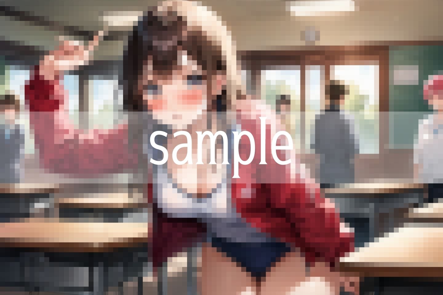 サンプル画像5:巨乳で元気いっぱい…誘惑性徒(妄想-LABO) [d_492856]