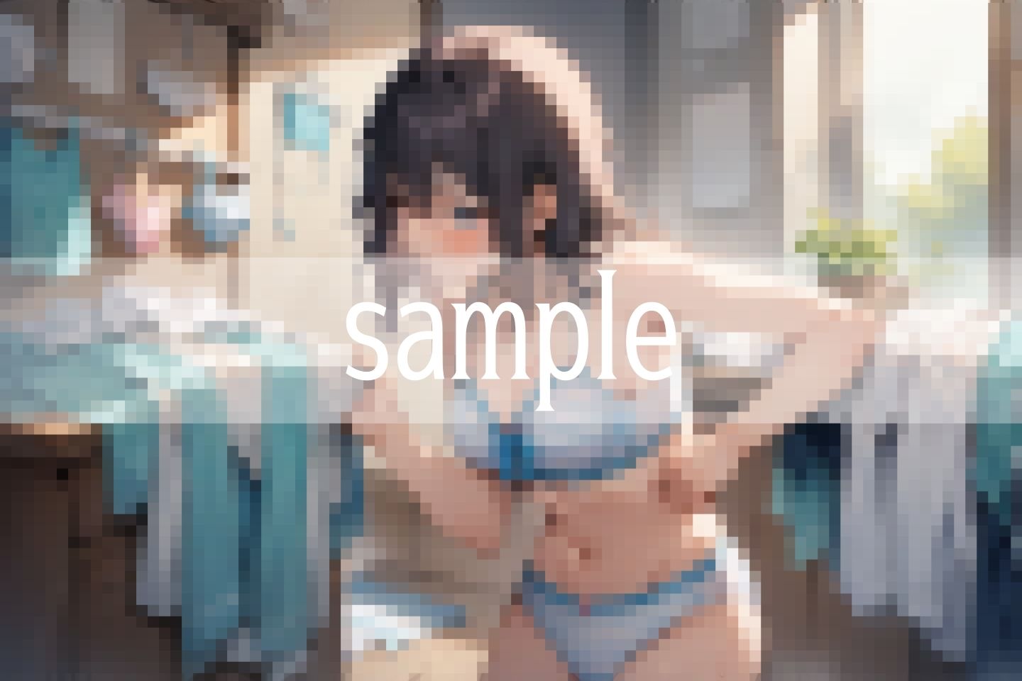 サンプル画像1:可愛い下着collection…どれにしようかなぁ(妄想-LABO) [d_492887]