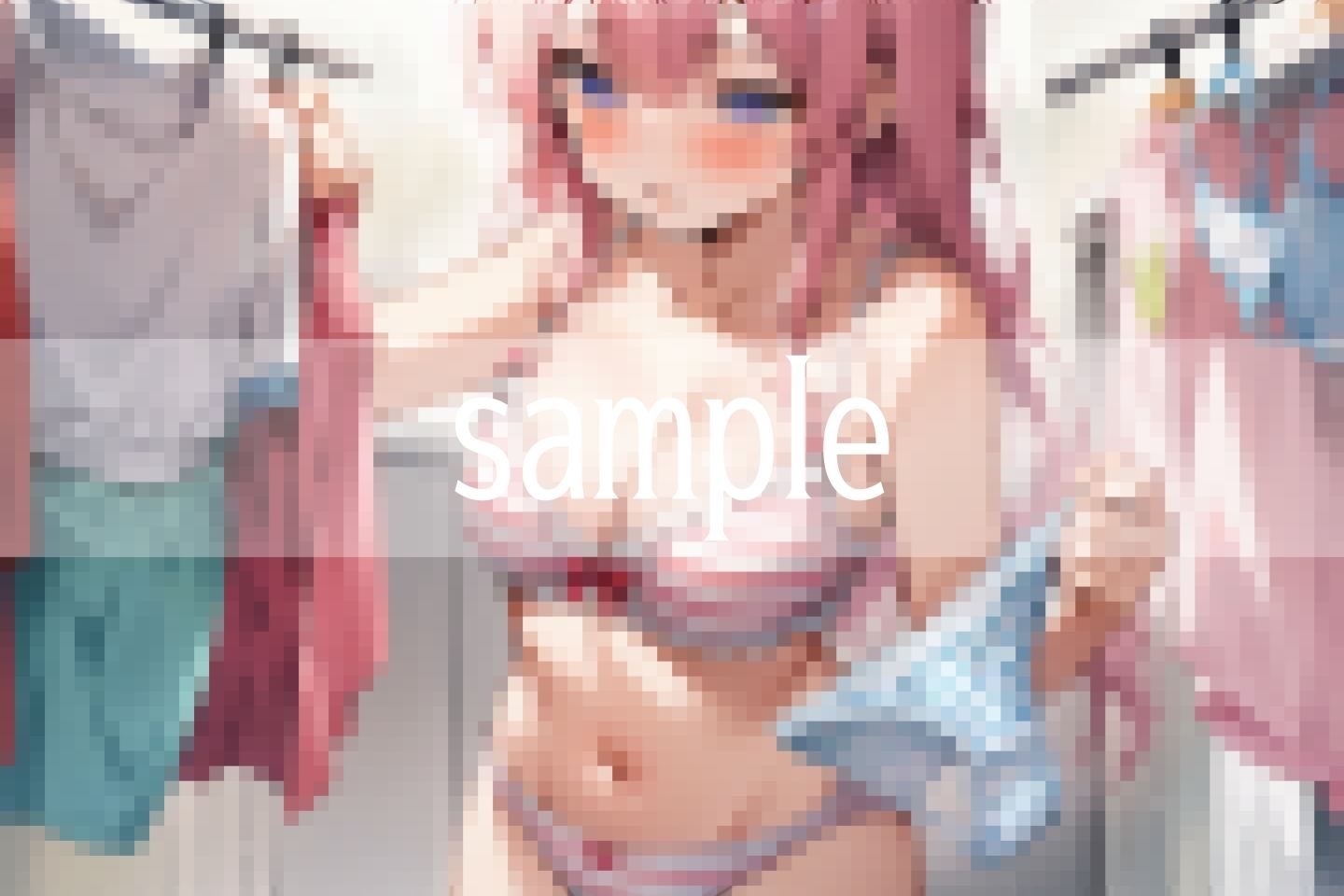 サンプル画像6:可愛い下着collection…どれにしようかなぁ(妄想-LABO) [d_492887]