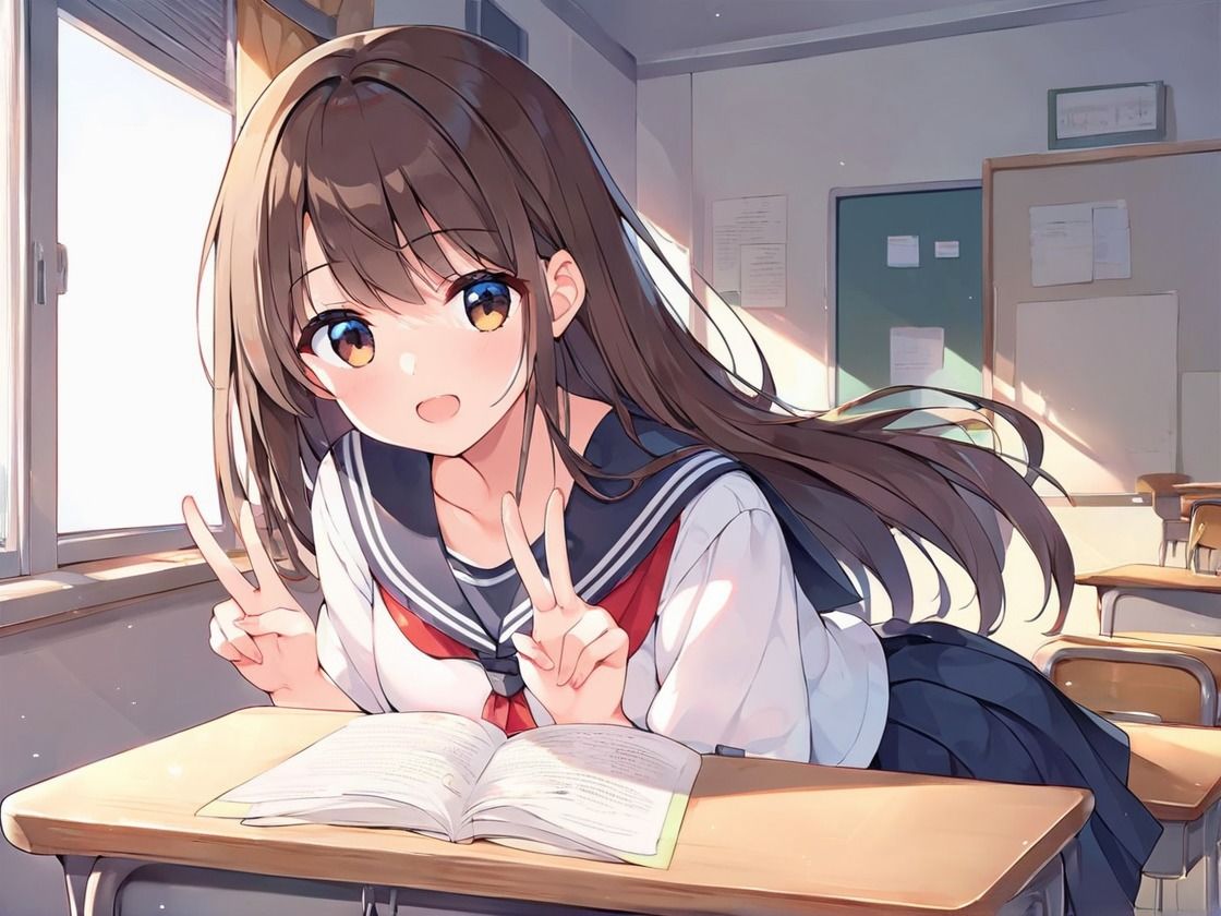 サンプル画像1:生徒会長の弱みを握って、生ハメして中出ししまくった話(抜けるAK出版) [d_492888]