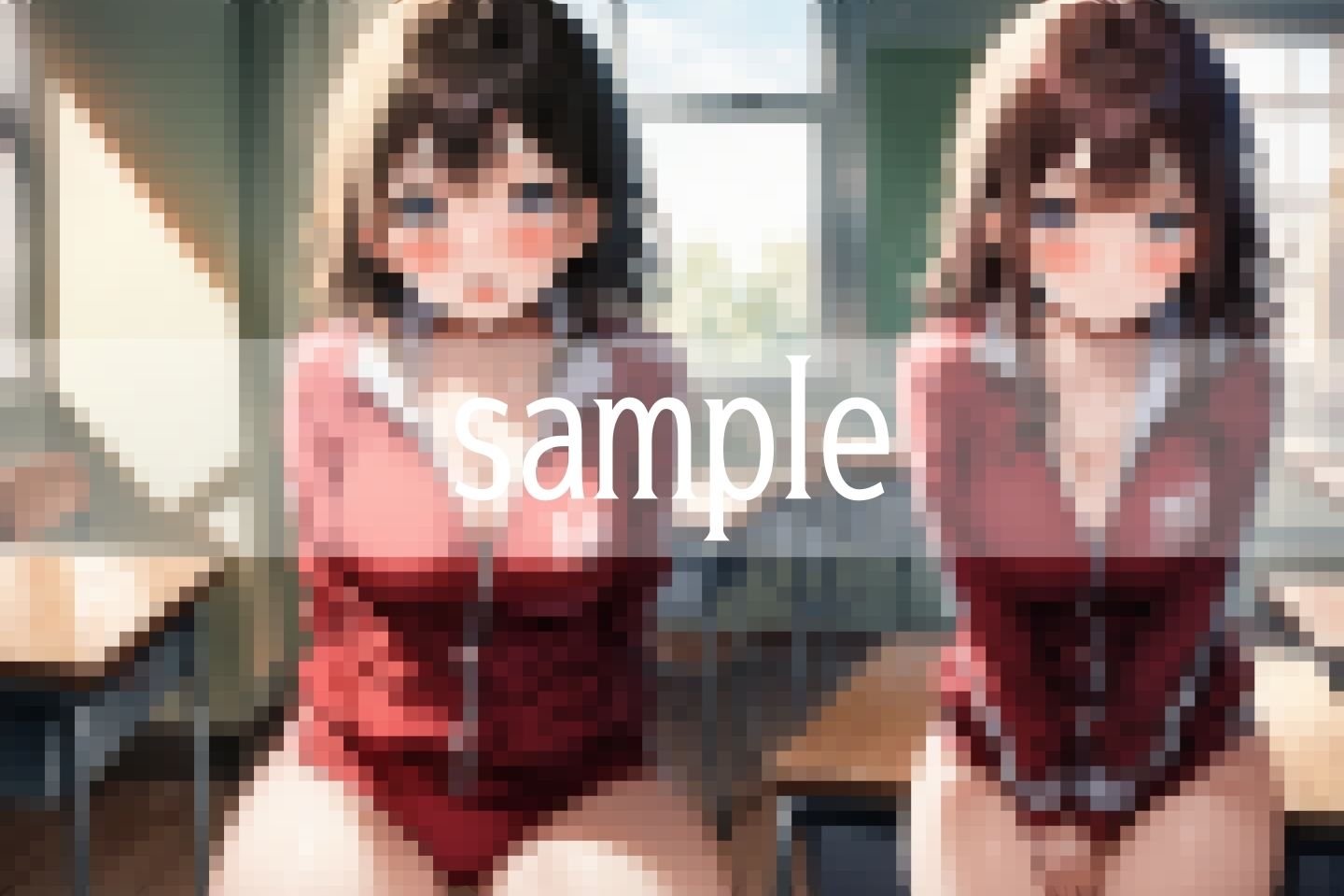 サンプル画像3:陸上オフショ巨乳でぶるんぶるんしちゃいますっ(妄想-LABO) [d_492909]