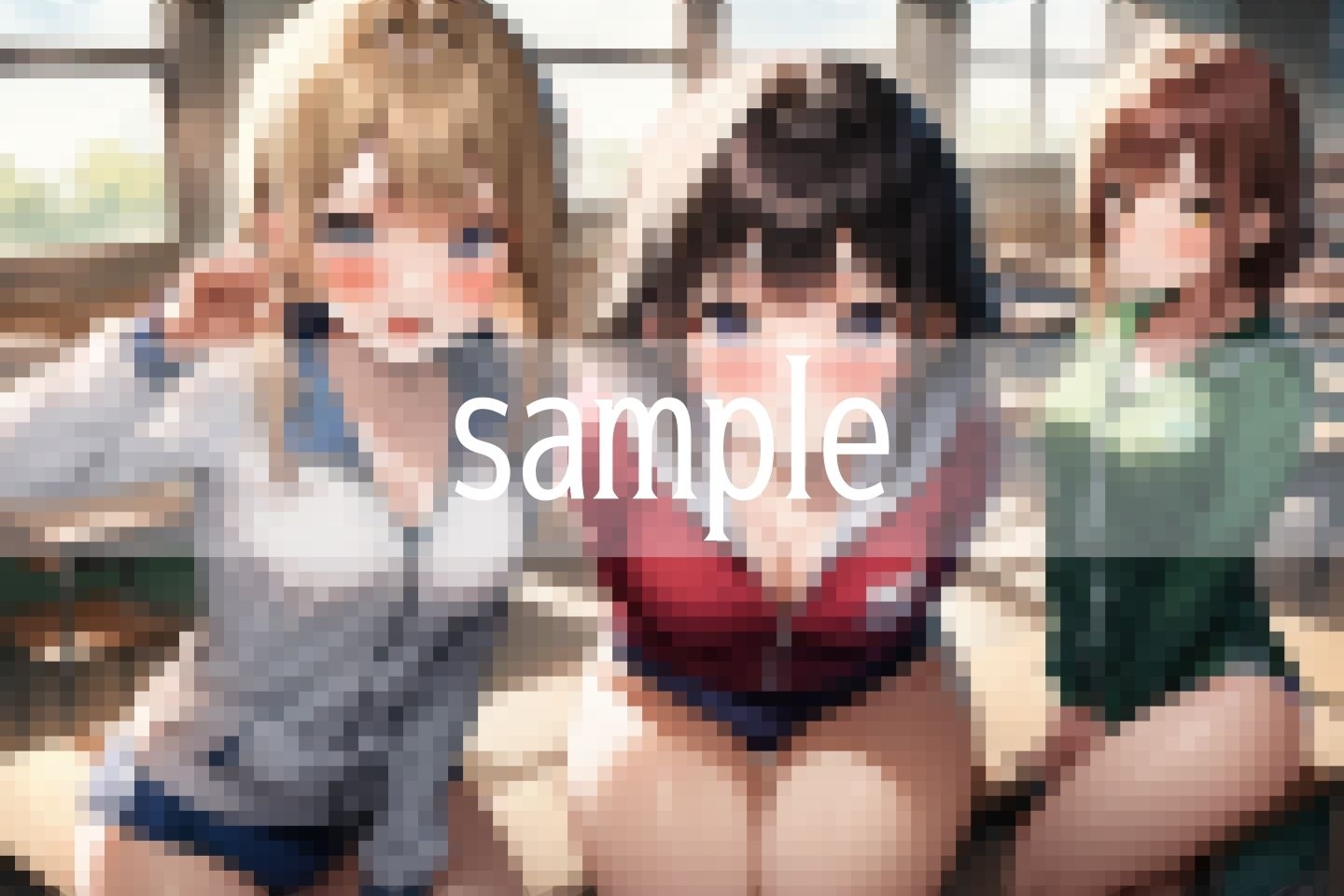 サンプル画像4:陸上オフショ巨乳でぶるんぶるんしちゃいますっ(妄想-LABO) [d_492909]