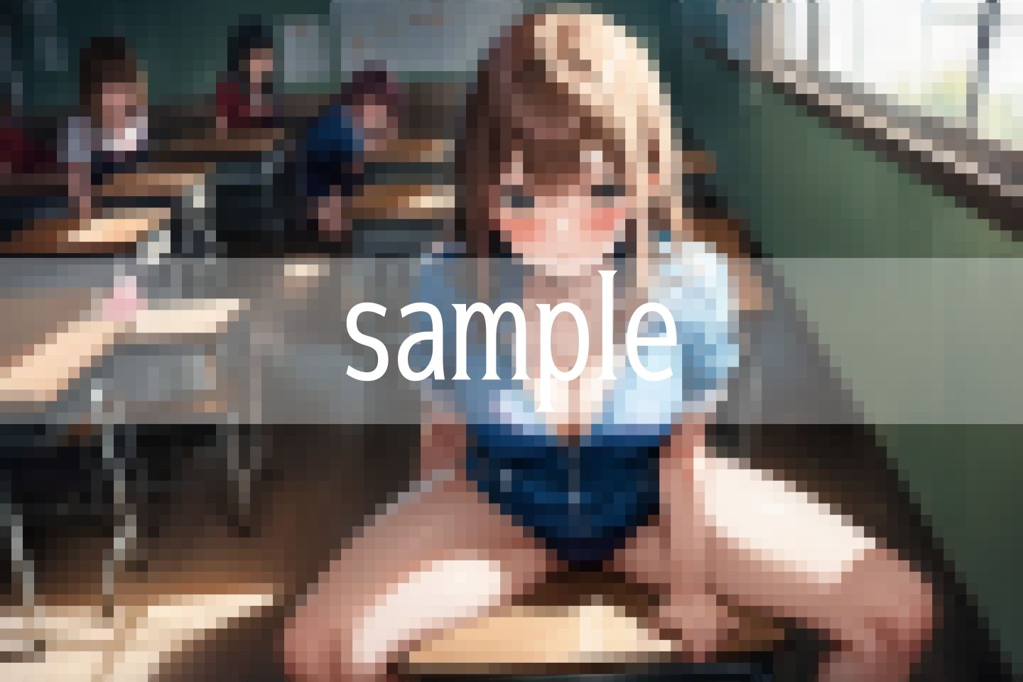 サンプル画像5:陸上オフショ巨乳でぶるんぶるんしちゃいますっ(妄想-LABO) [d_492909]