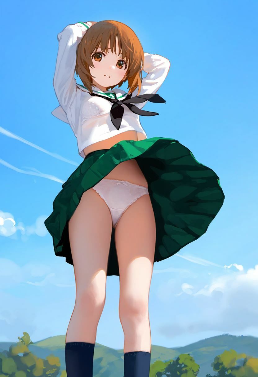 サンプル画像2:西住みほ 大量ぱんつ(ちゅりのおぱんつ研究所) [d_492936]