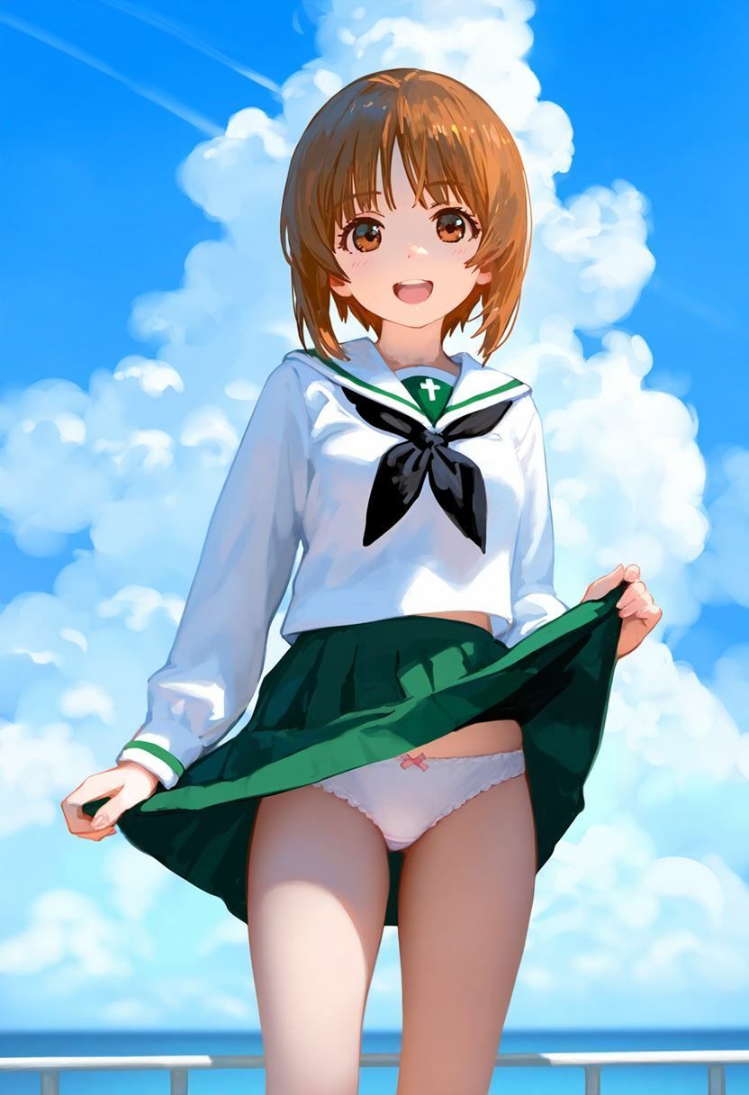 サンプル画像6:西住みほ 大量ぱんつ(ちゅりのおぱんつ研究所) [d_492936]