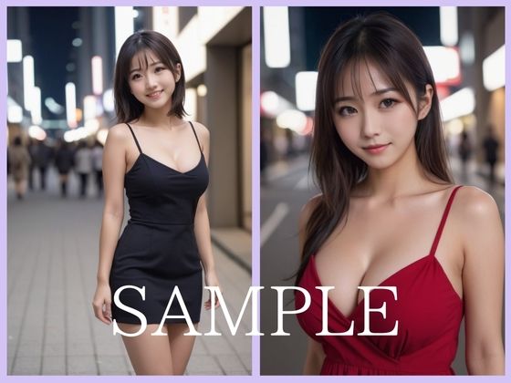 サンプル画像5:【妖艶な美女】ドレス美女と寝取られ不倫(AI CAFE GALLARY) [d_492995]