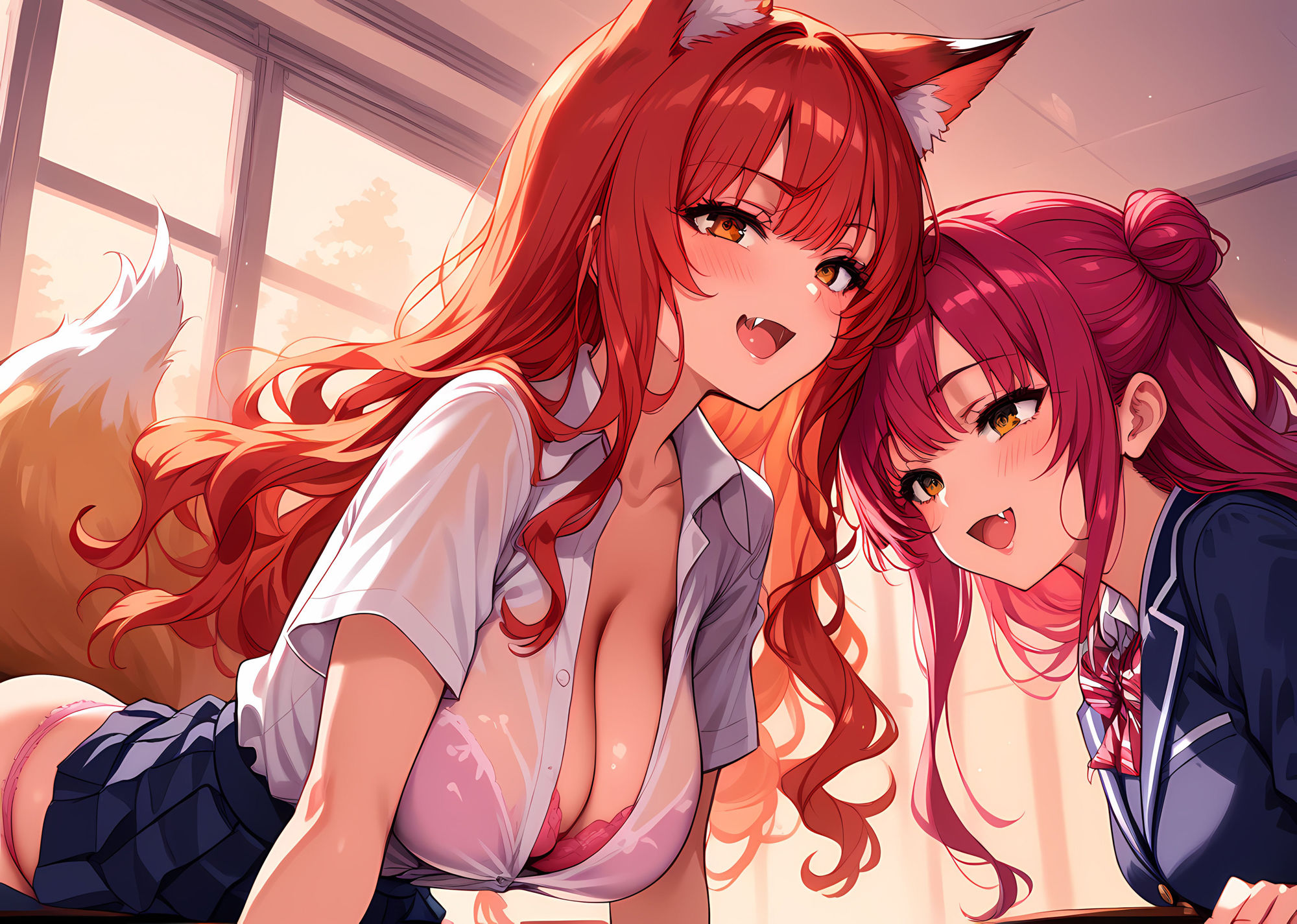 サンプル画像1:【4K 300枚】ケモミミ学園きつね組5(ヴィシャスの鎖) [d_493059]