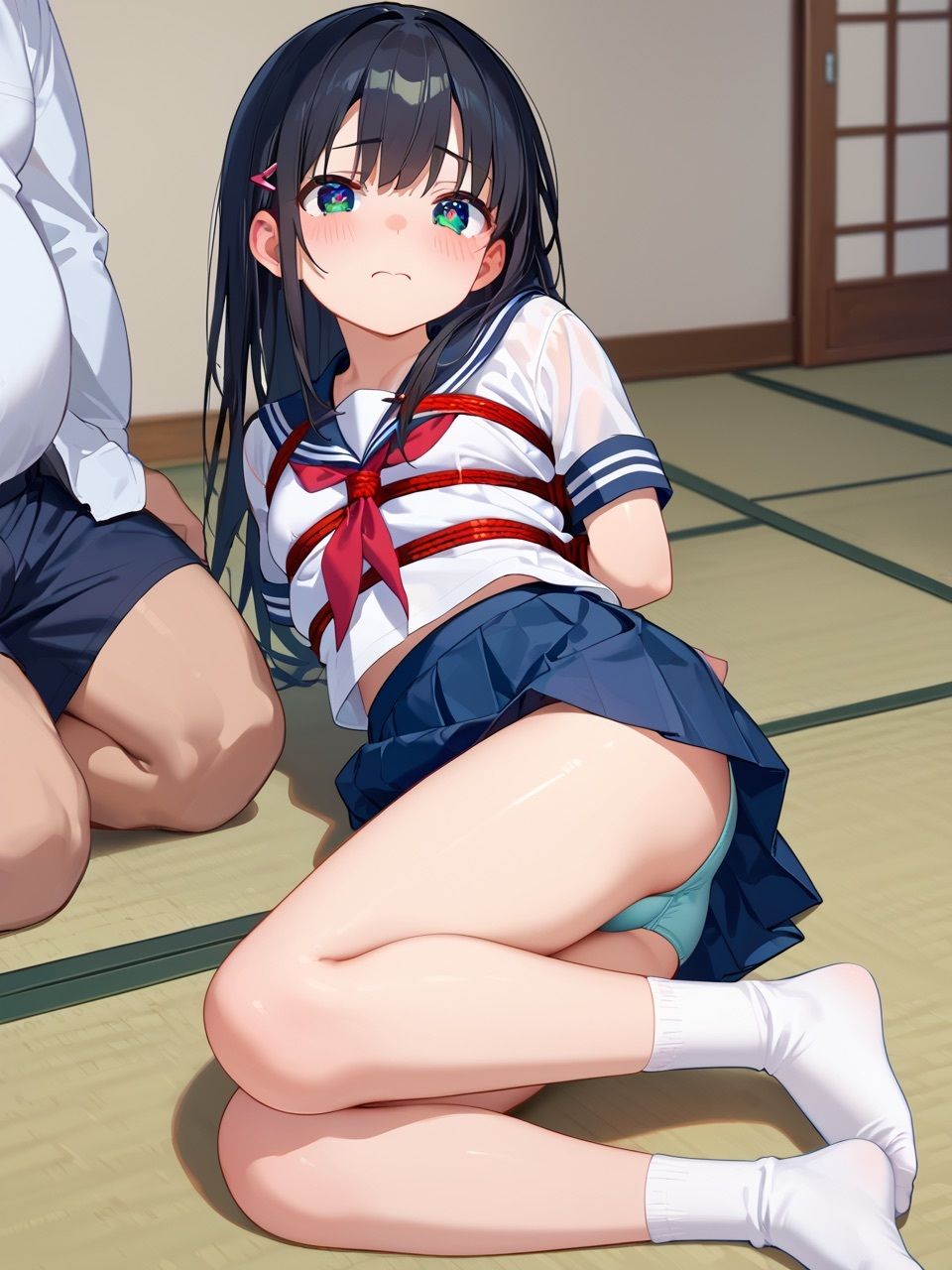 サンプル画像1:【調教性指導】女子校生に拘束プレイ仕掛けました(ハーレムナイト) [d_493135]