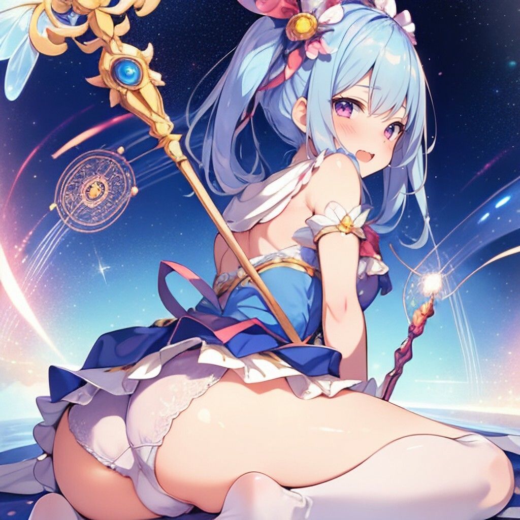 サンプル画像2:魔法少女風美少女さん(ほげふが) [d_493183]