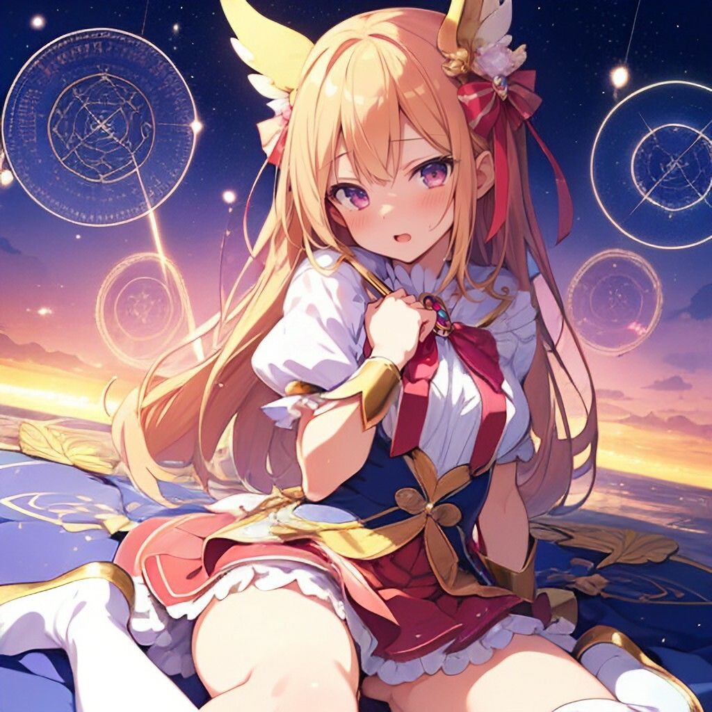 サンプル画像3:魔法少女風美少女さん(ほげふが) [d_493183]