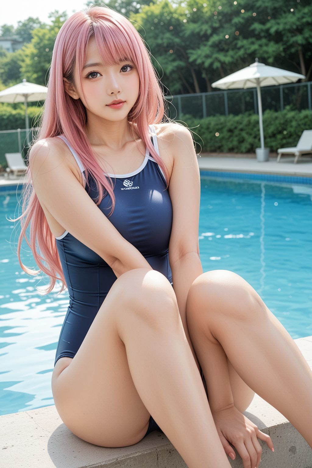 サンプル画像1:君だけの夏物語〜スクール水着1（巨乳編）(ぱてぃすりーず) [d_493196]