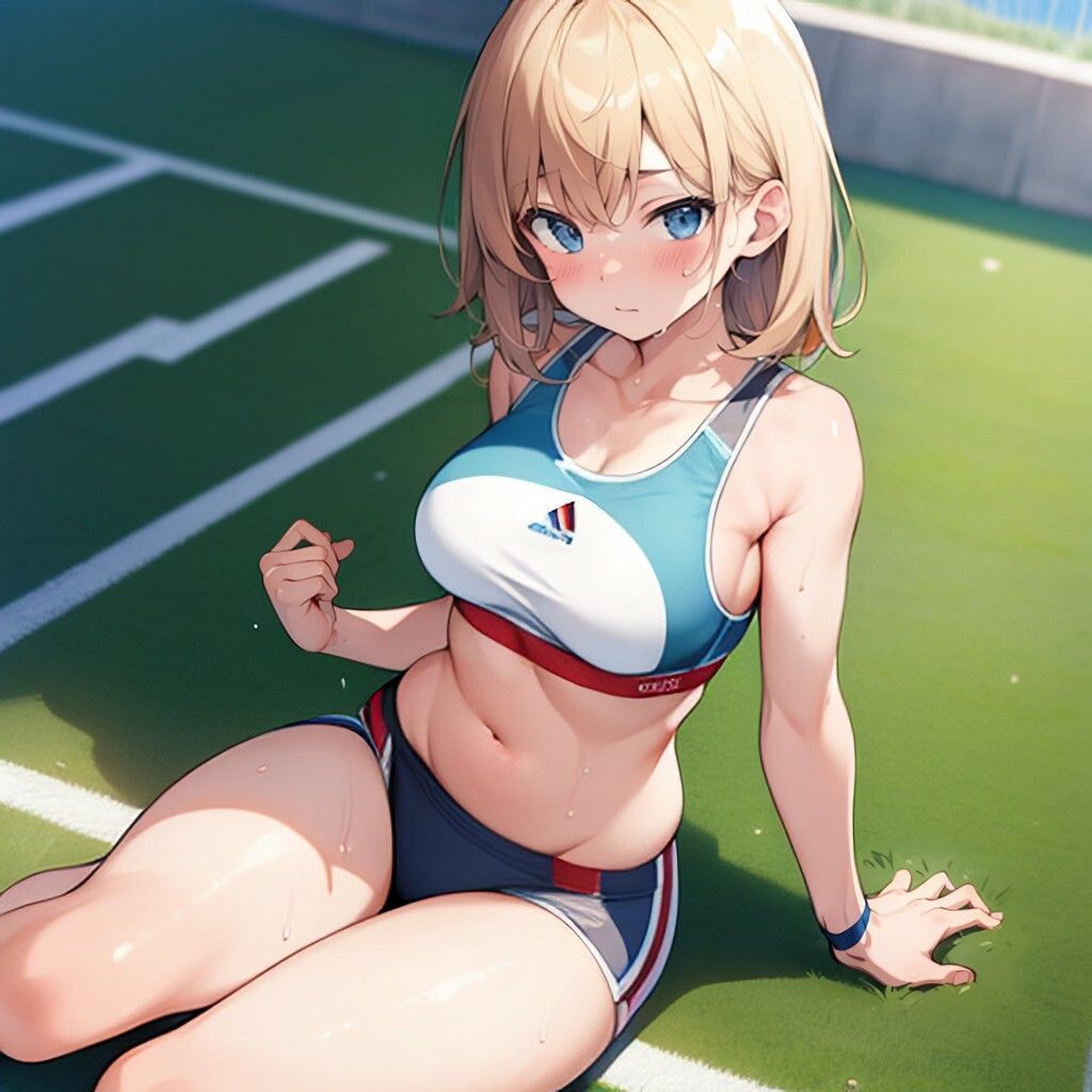 サンプル画像1:アスリート風美少女さん(ほげふが) [d_493245]